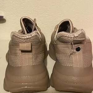 Tan ladies athletic shoes